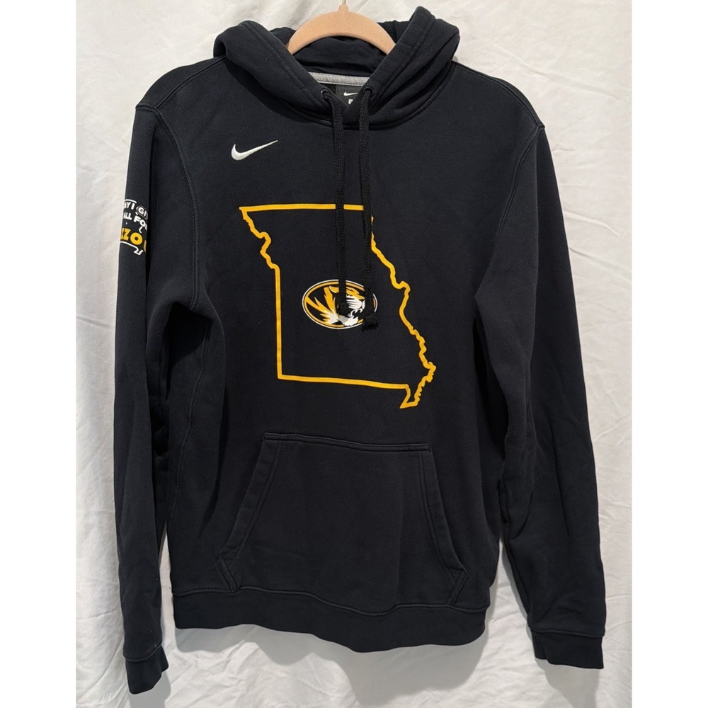 Nike Missouri Tigers Black Sweatshirt Hoodie Size S‎